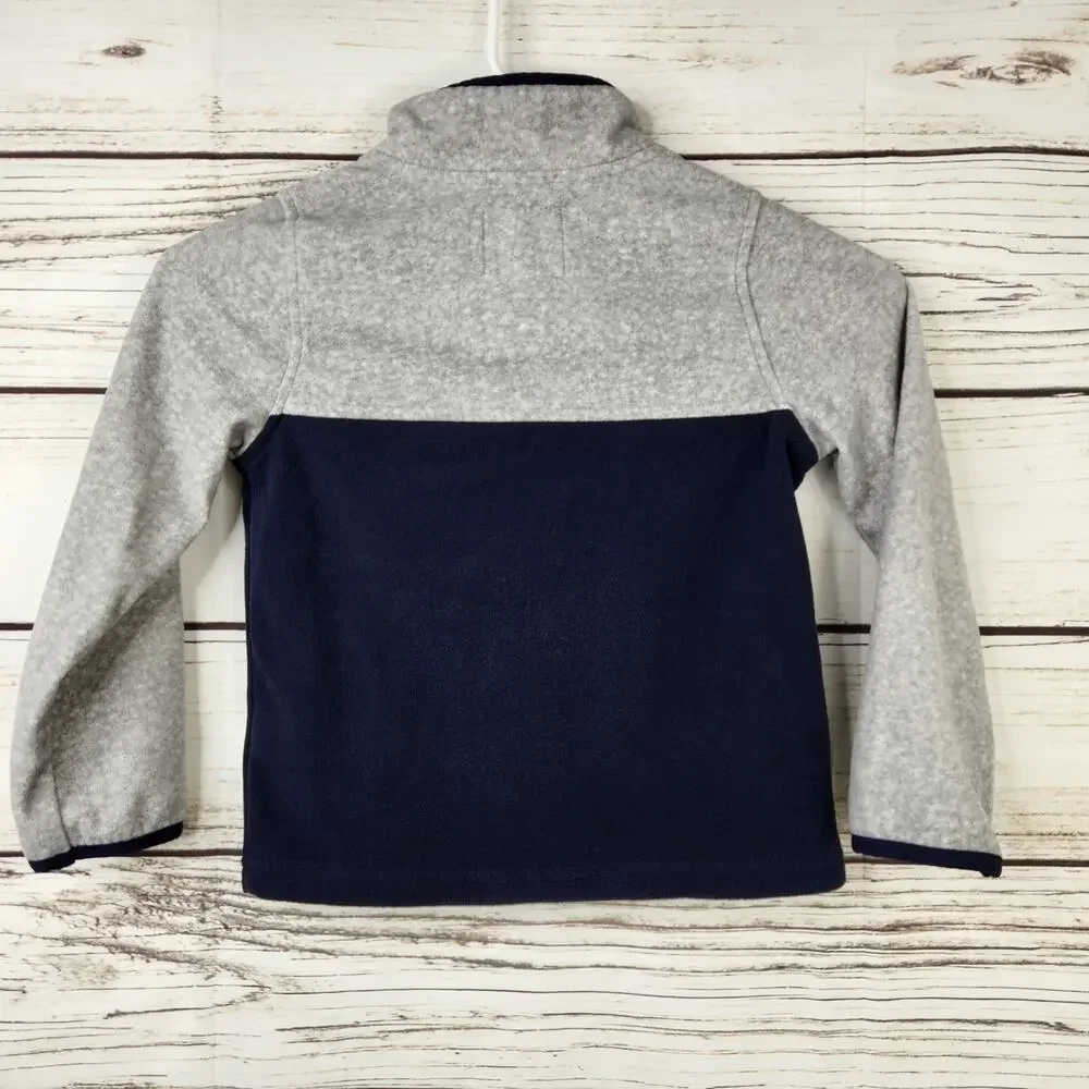 Oshkosh B'gosh Boys Half Zip Pullover Size 5 Cozy Fall
